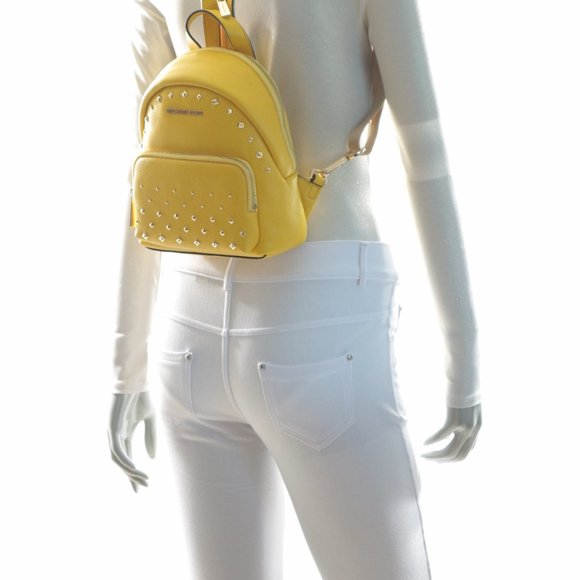 Michael Kors Erin Stud SMALL  Mini Backpack Citrus